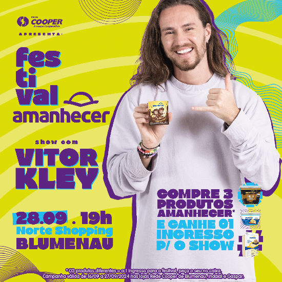 Show com Vitor Kley no Festival Amanhecer