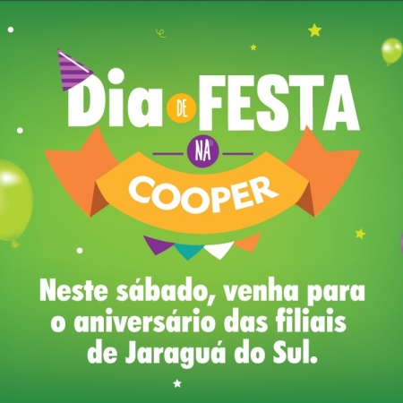 Cooper celebra o terceiro ano em Jaragu do Sul